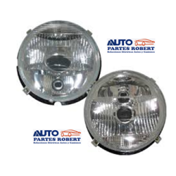 UNIDAD VW SECCIONADA EN 3 VELA 158 FOCO ALTA Y BAJA H4 JUEGO 2 PIEZAS  PENERTRACION H3  OEM. U148C