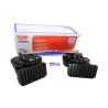 BOCINAS CLAXON CARACOL MARCHA FIAMM SONIDO AGUDA Y GRAVE  JUEGO 2 PIEZAS HECHO EN USA  OEM. 3077