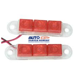 ESTROBO LED 3 LED COLOR ROJO  LA-78R IDEAL PARA MOTOCICLETA O MOTONETA