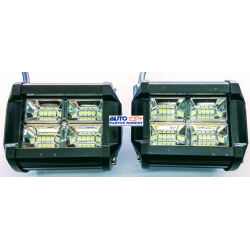 FARO LED DUALLY CON 12 LED SECCIONADOS MUY POTENTES DE ALTA ILUMINACION CON FUNCION FIJA Y ESTROBO EXCELENTE PARA USO RUDO  FAL3