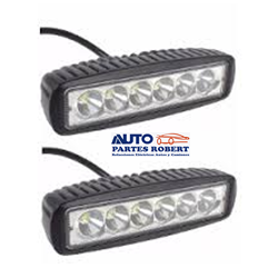 FARO LED RECTANGULAR CON 6 HYPERLED 3 WATS 12V  FA-LH106