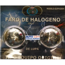 FAROS HALOGENO UNIVERSAL DE PRESENCIA CON LUPA EXCELENTE ILUMINACION  OEM. GUFH2004B FA516C