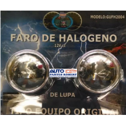 FAROS HALOGENO UNIVERSAL DE PRESENCIA CON LUPA EXCELENTE ILUMINACION  OEM. GUFH2004B FA516C