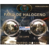FAROS HALOGENO UNIVERSAL DE PRESENCIA CON LUPA EXCELENTE ILUMINACION  OEM. GUFH2004B FA516C
