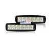 FAROS LED RECTANGULAR 6 FOCOS HYPERLED ALTA ILUMINACION SOLO CON UNA FUNCION FIJO JUEGO 2 PIEZAS FALT60118W-CVT