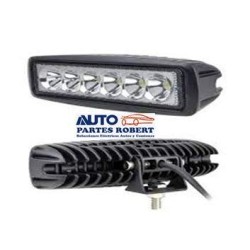FAROS LED RECTANGULAR 6 FOCOS HYPERLET CON DOS FUNCIONES FIJO Y ESTROBO  FAL60118WF-CVT