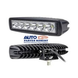 FAROS LED RECTANGULAR 6 FOCOS HYPERLET CON DOS FUNCIONES FIJO Y ESTROBO  FAL60118WF-CVT