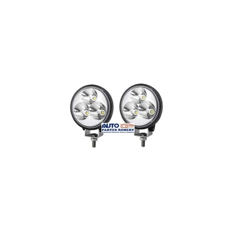 FAROS LED REDONDOS CHICOS 3 HYPERLED  JUEGO 2 PIEZAS