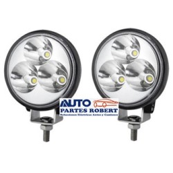 FAROS LED REDONDOS CHICOS 3 HYPERLED  JUEGO 2 PIEZAS