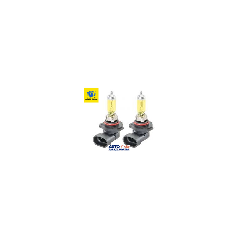 FOCO 9005 12V 50% MAS LUZ TODO TERRENO  HELLA YELLOW XTREME