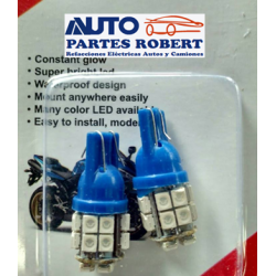 FOCO LED 158 COLOR AZUL  MAZORCA 18 LED