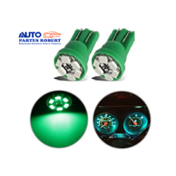 FOCO LED 158 VELA CON 7 LED COLOR VERDE JUEGO 2 PIEZAS  OEM.