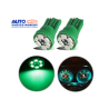 FOCO LED 158 VELA CON 7 LED COLOR VERDE JUEGO 2 PIEZAS  OEM.