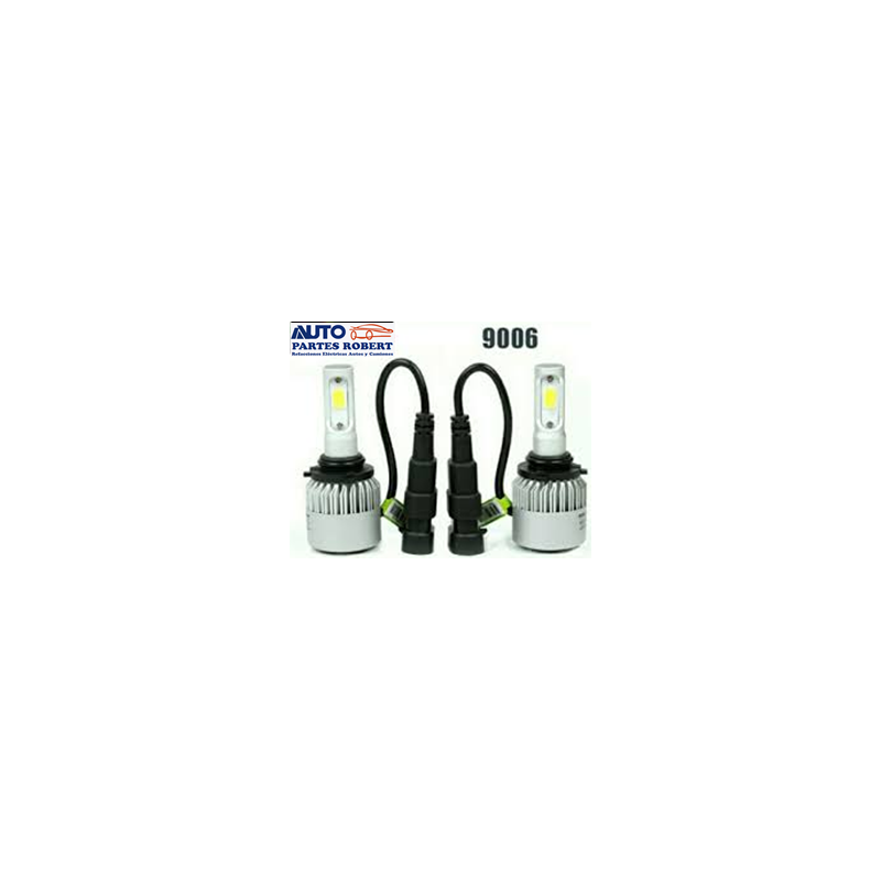 FOCO LED 9006 12V 35W JUEGO 2 PIEZA 6000K 3800LMS