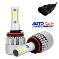 FOCO LED 9005 JUEGO 2 PIEZAS 6000K 3800LMS OEM.