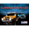 FOCO LED H4 3 FOCOS HYPERLET 24 LED LATERALES