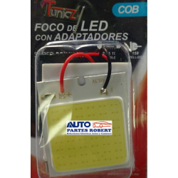 FOCO LED LUZ INTERIOR PLACA MEDIANA PLASMA CON ADAPTADORES FO-CKC