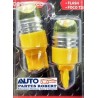 FOCO LED URVAN HONDA MAZDA 7440 1 FILAMENTO O FUNCION ESTROBO COLOR AMARILLO  JUEGO 2 PIEZAS OEM.