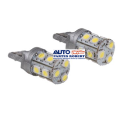 FOCO LED URVAN MAZDA HONDA 7440 TIPO T20 SMD 13 HYPERLED COLOR BLANCO 1 FUNCION  JUEGO 2 PIEZAS