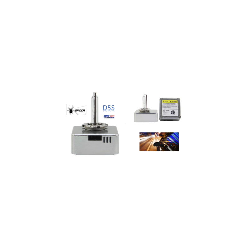 FOCO XENON D5S SPIDER 35 WATS 6000 K OEM. D5S
