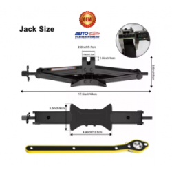 GATO TIJERA 2 TONELADAS UNIVERSAL CON MANIVELA  OEM. 1580-H