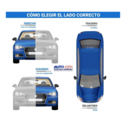 CALAVERA COURIER FORD 2001-2010 LADO IZQUIERDO  OEM.