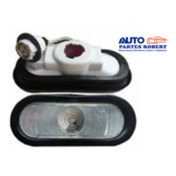 PLAFON LATERAL OVALADO AHULADO EMBUTIDO COLOR BLANCO  OEM. UNIVERSAL 109