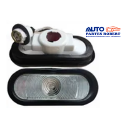 PLAFON LATERAL OVALADO AHULADO EMBUTIDO COLOR BLANCO  OEM. UNIVERSAL 109