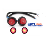 PLAFON LED OJO DE AGUILA COLOR ROJO 1 PIEZA  TIPO GEL