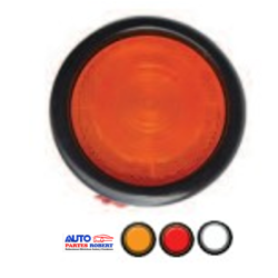 PLAFON REDONDO FOCO CAMBIABLE AHULADO COLOR ROJO 4  OEM. 4-P ROJO