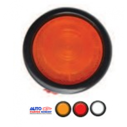 PLAFON REDONDO FOCO CAMBIABLE AHULADO COLOR TRANSPARENTE 4  OEM.