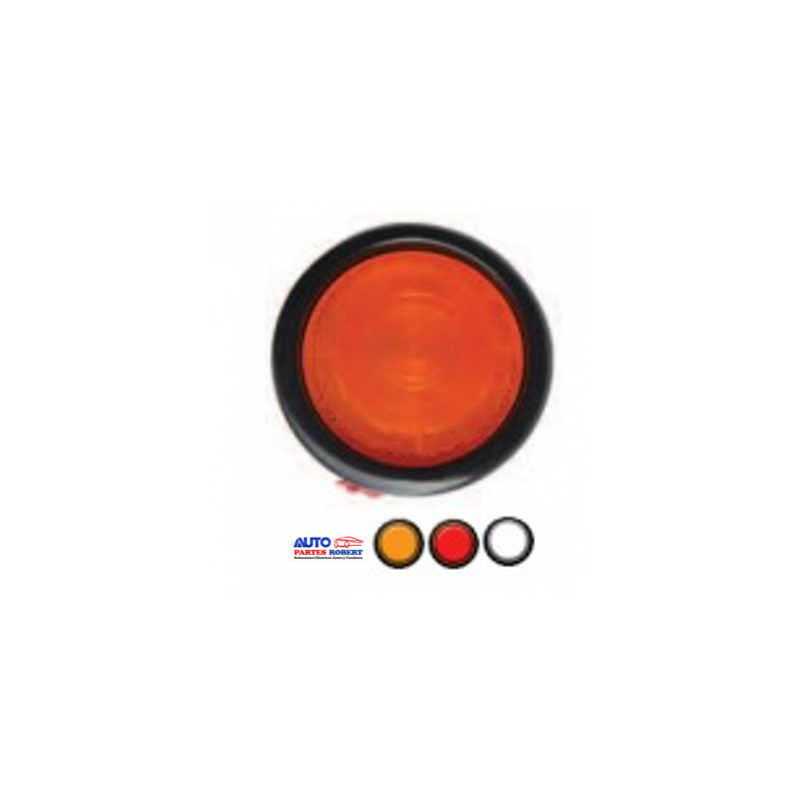 PLAFON REDONDO FOCO CAMBIABLE AHULADO COLOR TRANSPARENTE 4  OEM.