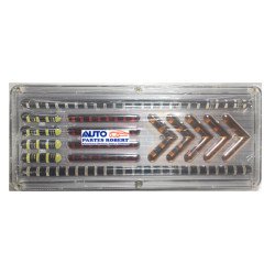 CALAVERA LED UNIVERSAL PICK UP CAMION SUSTITUYE A LA DE NISSAN D21 NP300 IDEAL PARA PLATAFORMAS Y CAMIONES HINNO FAW MEDIDAS : L