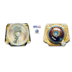 FARO GOLF A2 REDONDO GRANDE 6014 CON BASE DE METAL CUADRADA 1 PIEZA VEHICULOS CLASICOS VIEJITOS OEM. UNE0917V