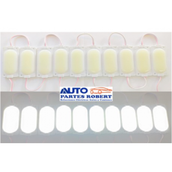 TIRA LED OAVALADA COLOR BLANCA EXCELENTE ILUMINACION  MEDIDA 8.5X3.5 12 VOLTS  OEM.MODULO 29 W