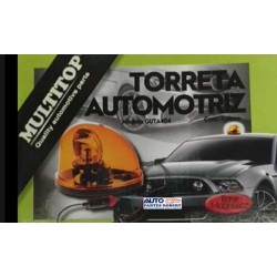 TORRETA TIPO BURBUJA COLOR AMBAR  GUTA404