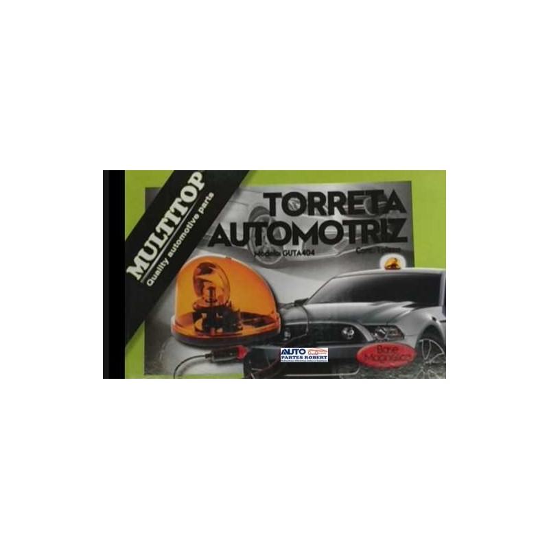 TORRETA TIPO BURBUJA COLOR AMBAR  GUTA404