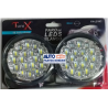 FAROS LED REDONDO CHICO 18 LED CIRCUNFERENCIA 3 PULGADAS COLOR BLANCO EXCELENTE ILUMINACION  OEM. FAL218C