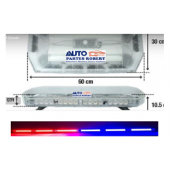 TORRETA LED COB ESTROBO BASE ALUMINIO ROJO AZUL EXCELENTE ILUMINACION 12 FUNCIONES DIREFENTES