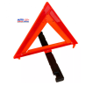 TRIANGULO REFLEJANTE DE EMERGENCIA UNIVERSAL CON BASE ANCHA DE PLASTICO RELLENA DE ARENA MEDIDA AMPLIA DE 51 CM CANTIDAD DE PROD