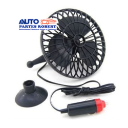 VENTILADOR CABINA 5  UNIVERSAL CON CONECTOR AL ENCENDEDOR EXCELENTE POTENCIA  NEGRO