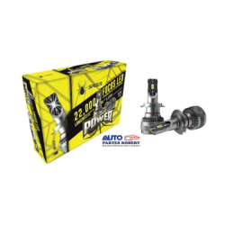 FOCO LED 2 CARAS 22,000 LUMEN 6000  KELVIN REALES SPIDER LUZ BLANCA NATURAL 80 WATSS POTENCIA REAL CON VENTILADOR TURBO 8000 RHP