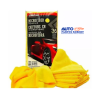 FRANELA DE MICRO FIBRA ALTA CALIDAD COLOR AMARILLO IDEAL PARA EMBELLECER SU AUTOMOVIL O MOTOCICLETA MEDIDA 40.6X40.6X16 CM OEM.