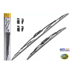 PLUMAS HELLA 14 -21  METALICAS JUEGO 2 PIEZAS NISSAN MARCHA VERSA 2010-2018  OEM.