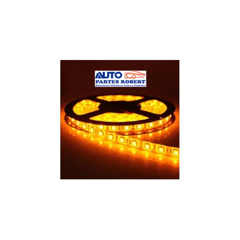 TIRA LED ROLLO HYPERLED COLOR AMBAR  OEM. 5050 NOTA : POR METRO
