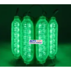 TIRA LED TIPO CHIP 3 LED COLOR VERDE EXCELENTE ILUMINACION  OEM.