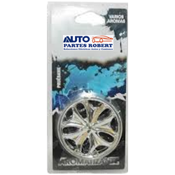 AROMATINZANTE RIN CROMADO AROMAS AUTO NUEVO COCO LAVANDA
