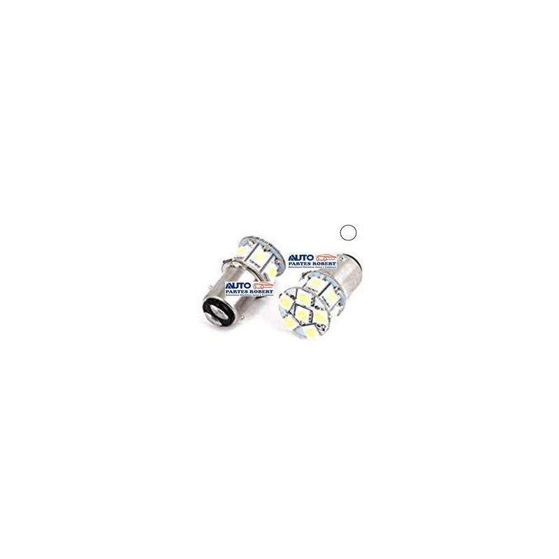 FOCO LED 1034 2 FILAMENTOS PATAS DISPAREJAS COLOR BLANCO SMD 13 HYPERLED 5050 OEM.