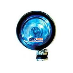 FAROS YACMAN 4 PULGADAS  CROMO COLOR AZUL  JGO 2-PZ