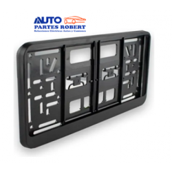 PORTA PLACA UNIVERSAL BASE PARA SUJETAR LA PLACA SOBRE LA FACIA DELANTERA O TRSERA MUY FACIL DE INSTALAR  OEM.